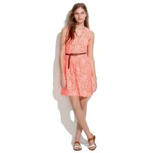 MADEWELL Orange Blossom Lace Floral Dress